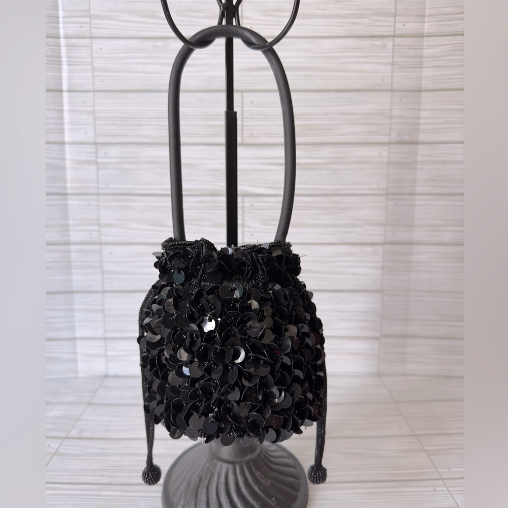 Urban Outfitters Urban Renewal Beaded Drawstring Purse